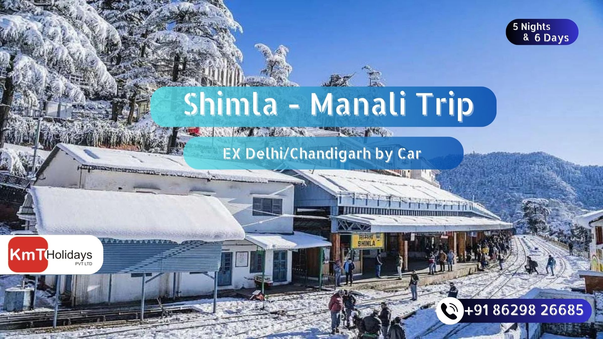 shimla manali trip by car